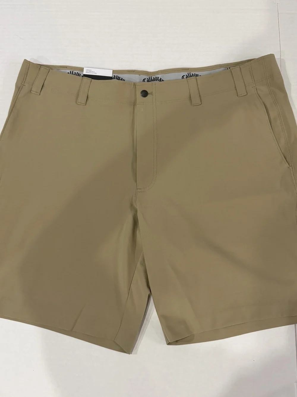 Callaway Men's Hybrid Golf Shorts - Tan